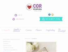 Tablet Screenshot of corpurpura.com